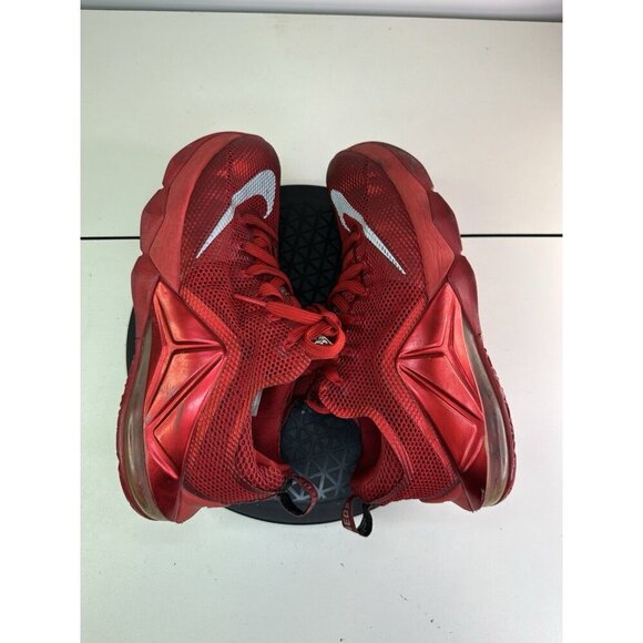 Size 9.5 - Nike LeBron 12 Low University Red - Picture 10 of 10